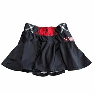 Varsity Woodlands Elite Girls Practice Skirt | Black/Red Plaid | Size YS